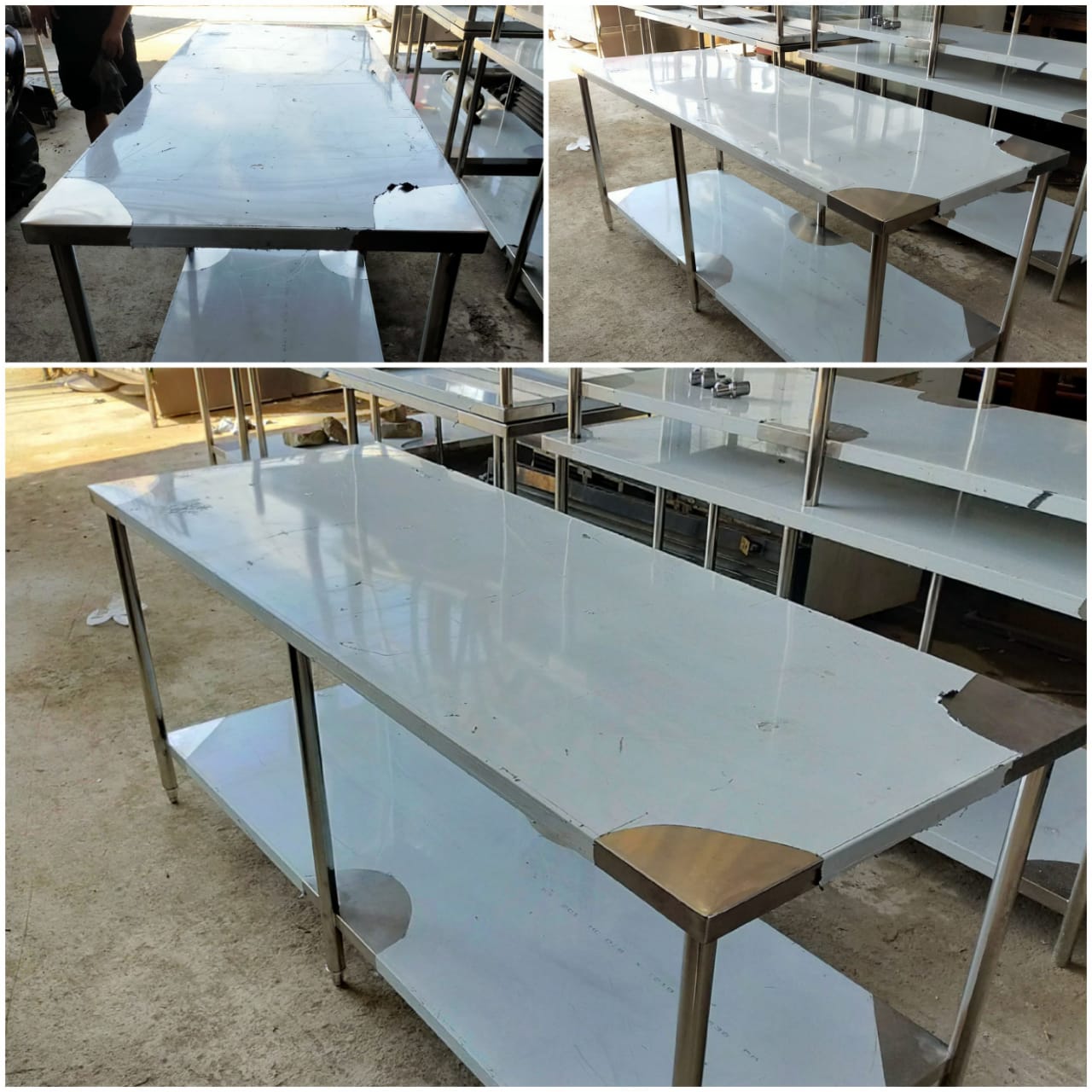 Terima pesanan meja stainless baru di Tangerang