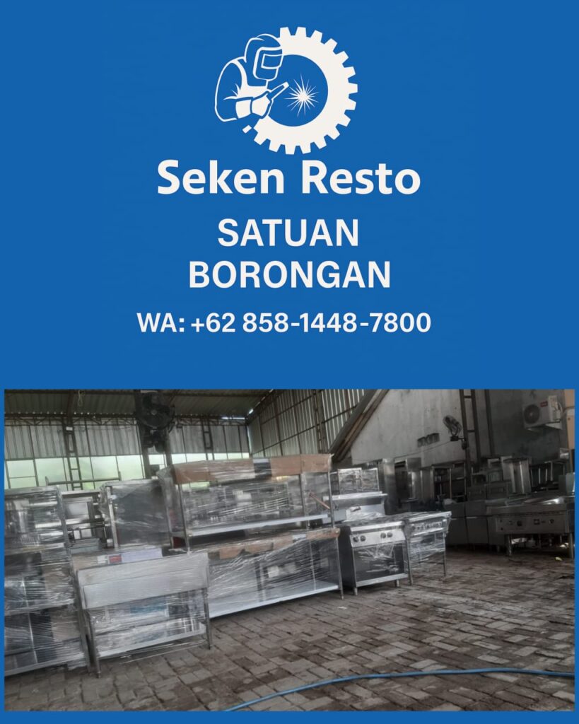 Jual beli barang bekas restoran satuan dan borongan
