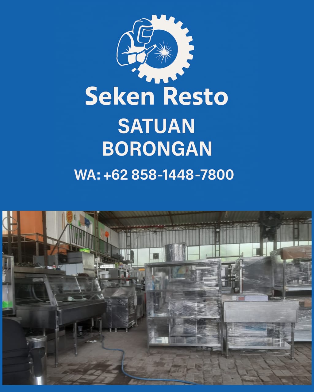 Jual beli barang bekas restoran ex café di Bogor