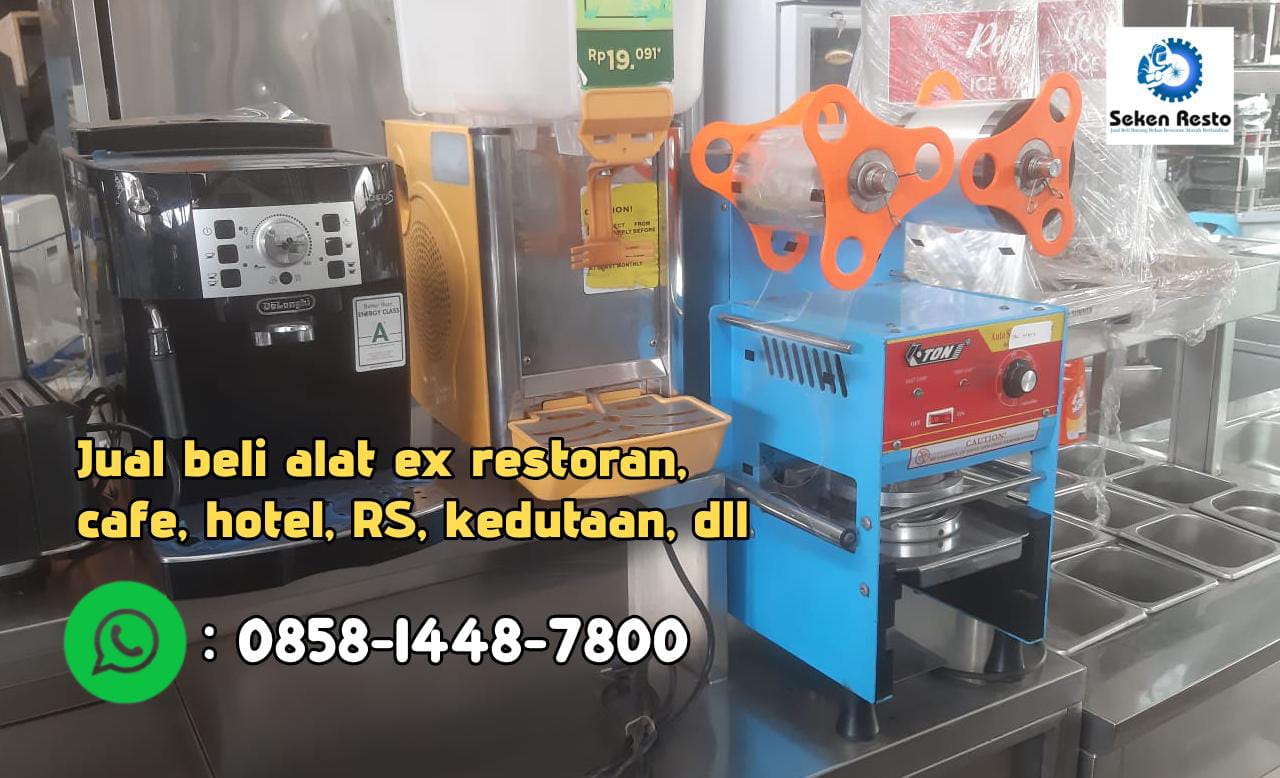 Jual beli peralatan resto bekas di Depok