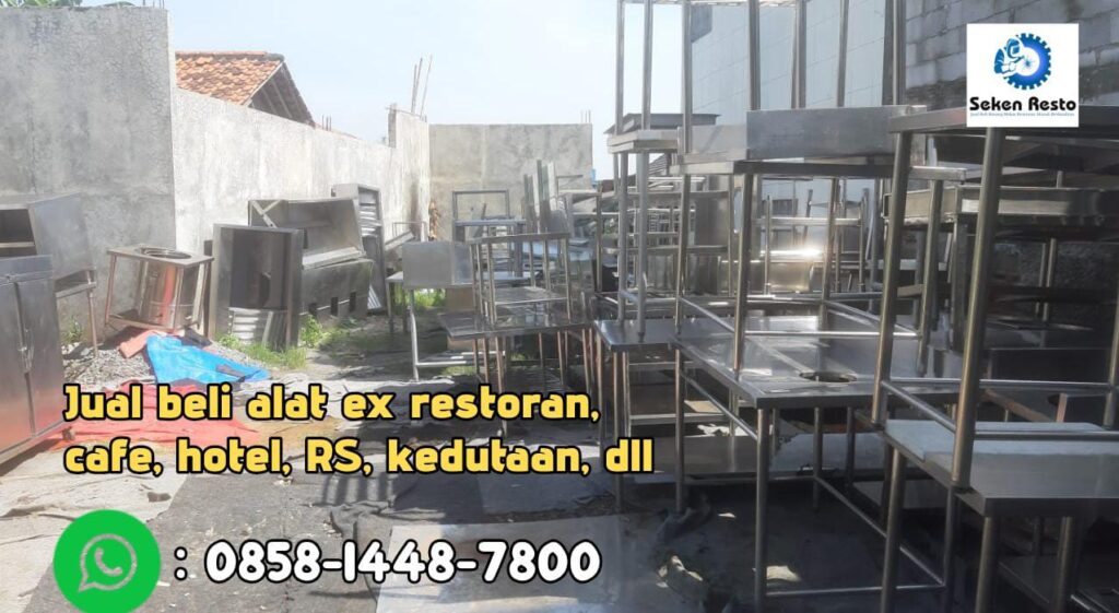 Beli borongan alat restoran bekas di Jakarta Utara
